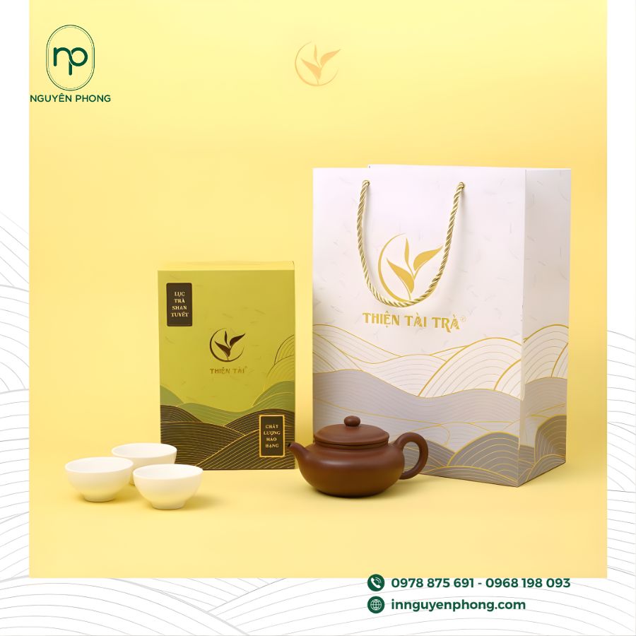 In hộp giấy đựng trà Shan Tuyết cổ thụ 